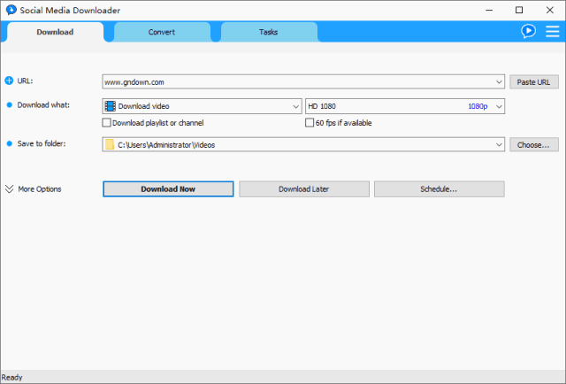 Social Media Downloader(社交媒体下载工具) 便携版
