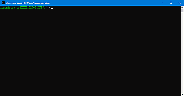 xTerminal(开源免费命令终端) 中文绿色版